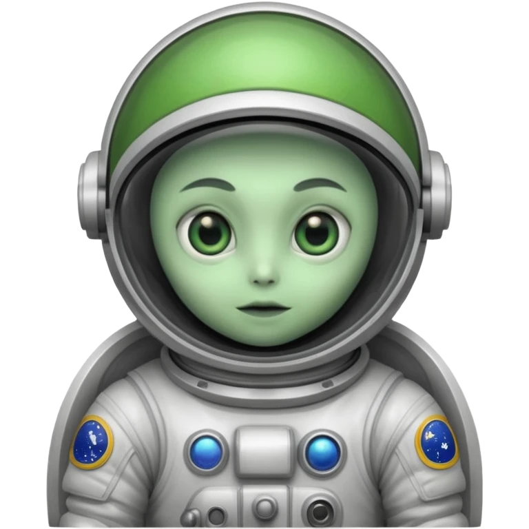 un alien sur la lune emoji