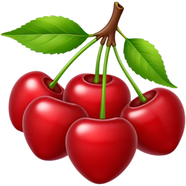 Sour cherries emoji