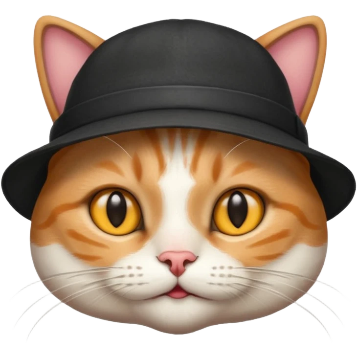Cat wearing hat emoji
