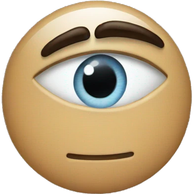 Eyes pointed to the right emoji