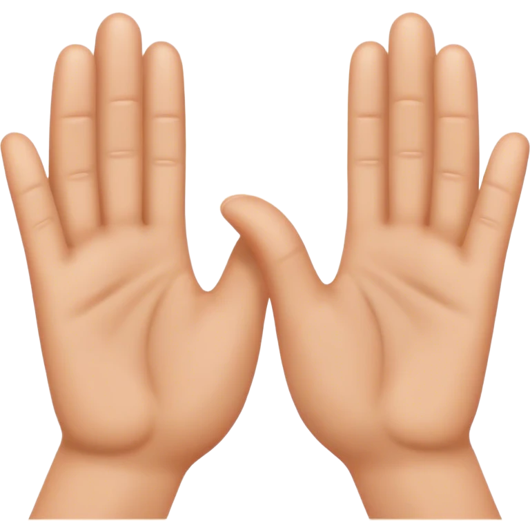 palms clapping another's hand
 emoji