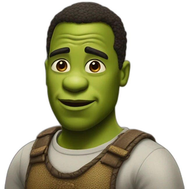 black-shrek emoji