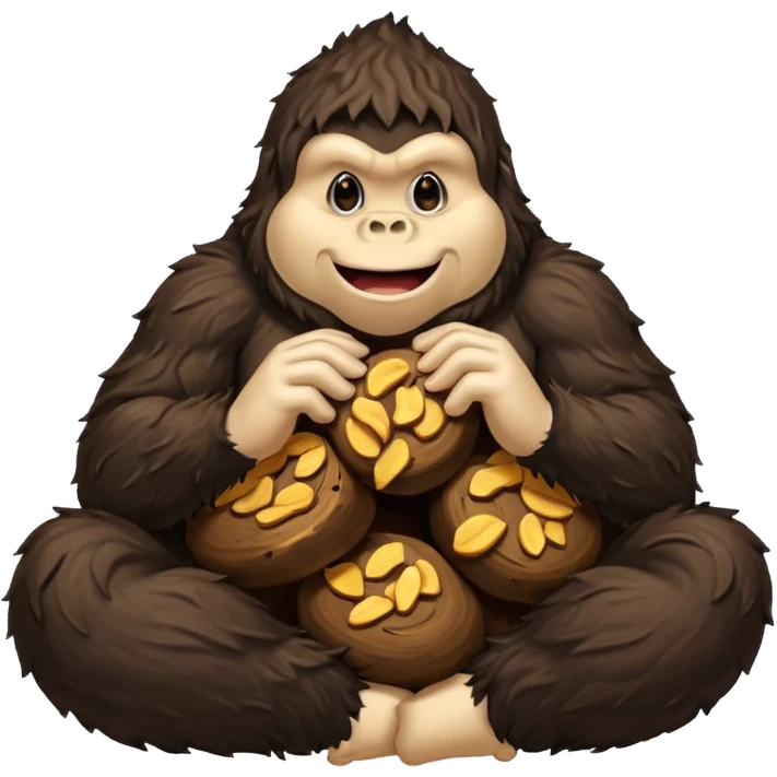 de un pedaso de caca de king kong y ponle de nombre lucy emoji