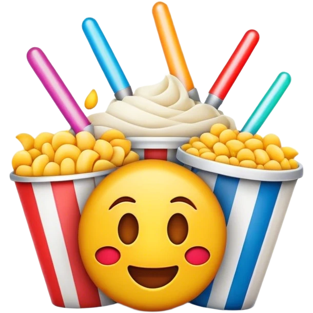 Cinematic Realistic Zagreb Film Festival Pop Culture Emoji, showcasing a vibrant, artistic festival atmosphere rendered with dynamic textures and cinematic, festive lighting. emoji