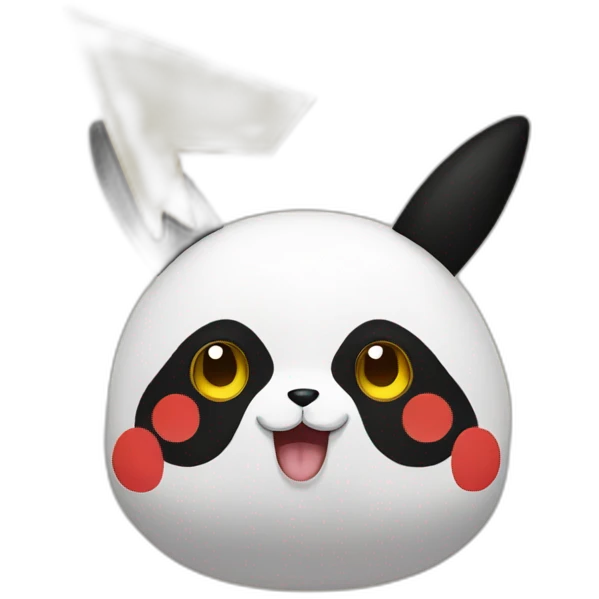 pikachu and panda emoji