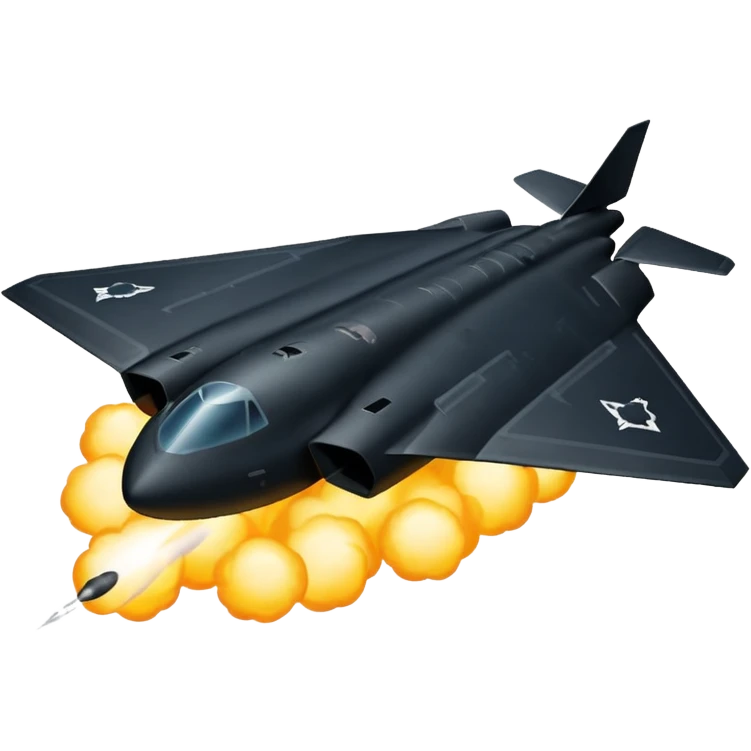 B-2 Spirit dropping boms emoji