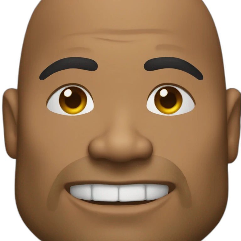 Dwayne Johnson emoji