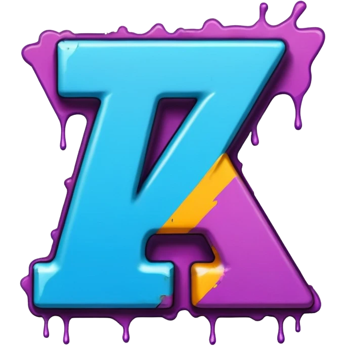 Граффити надпись: 72 emoji