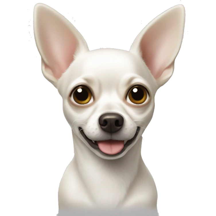 White chihuahua emoji