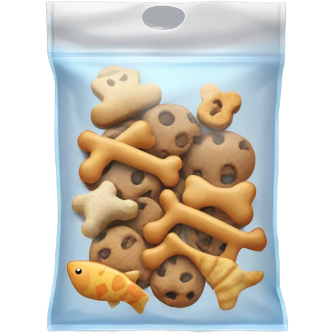 Bag of pet treats emoji