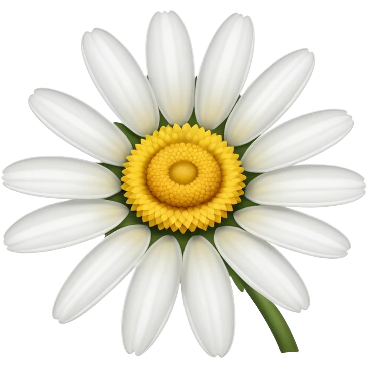Four nerve daisy flower emoji