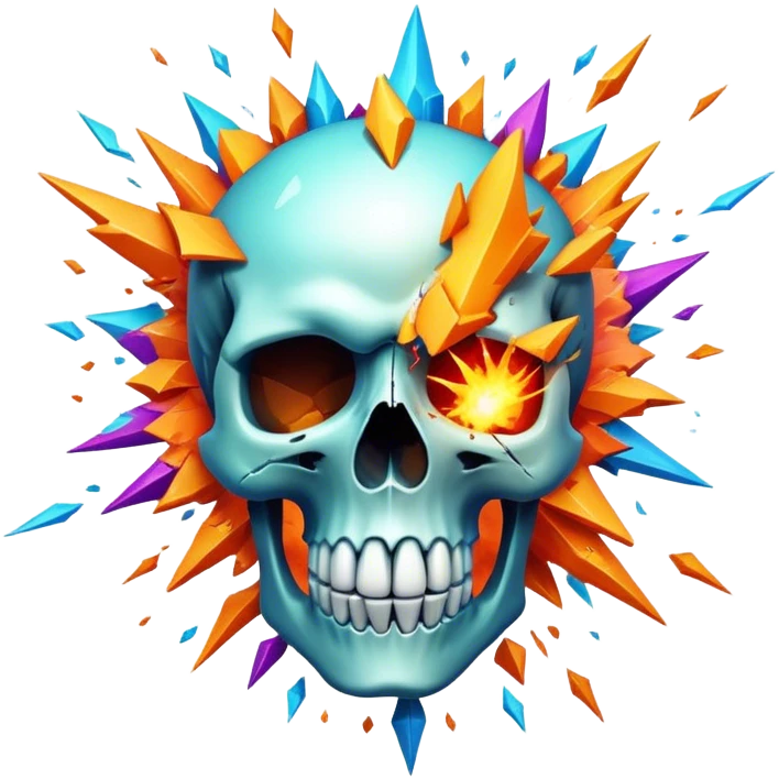 exploding skull  emoji