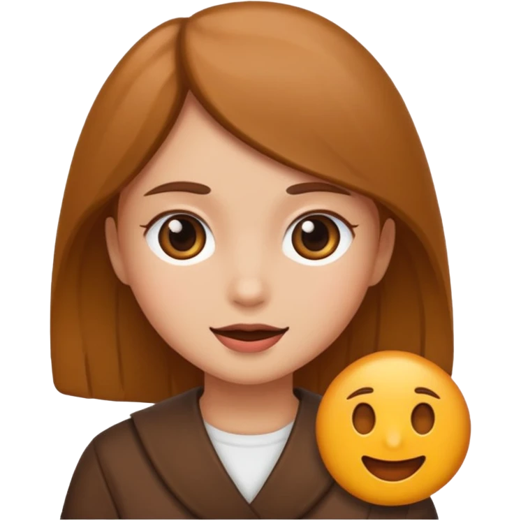 Girl brown emoji
