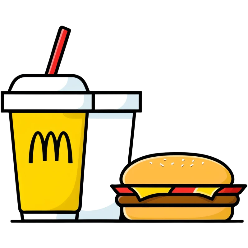 1990’s McDonald’s meal  emoji