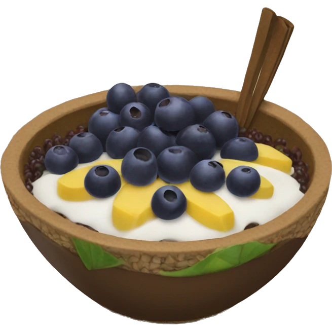 Açai bowl  emoji