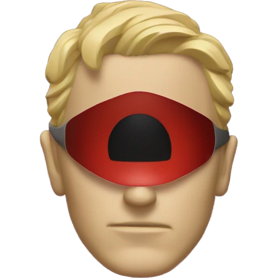 homelander with laser red eyes emoji
