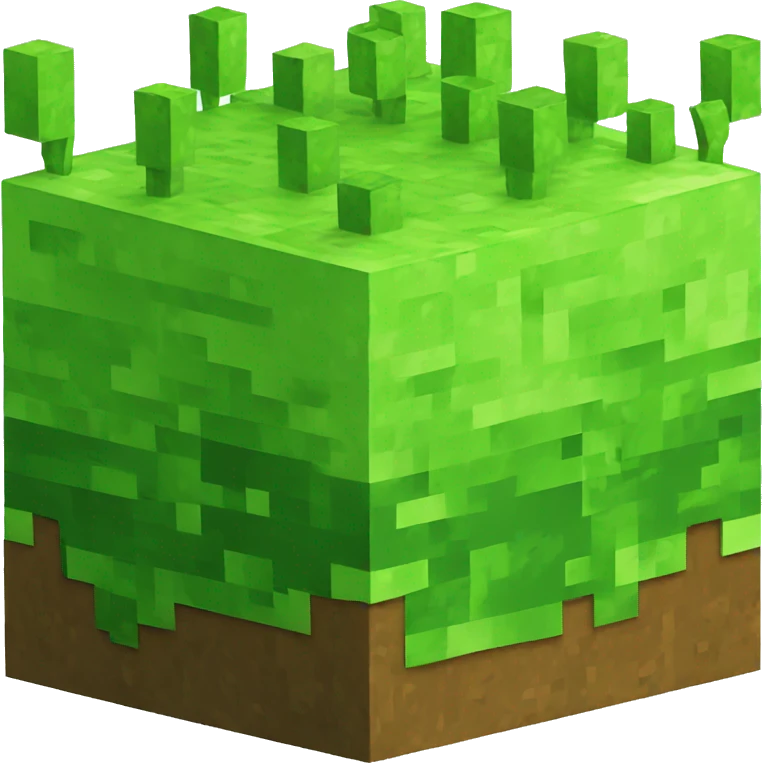 Minecraft Grass Block emoji