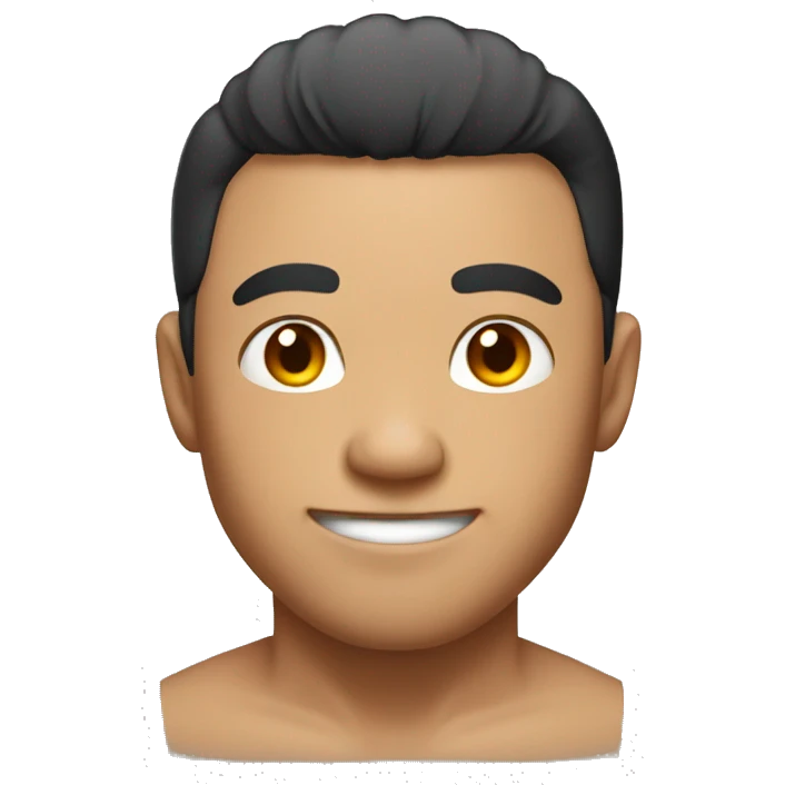 Big buff chinese man emoji