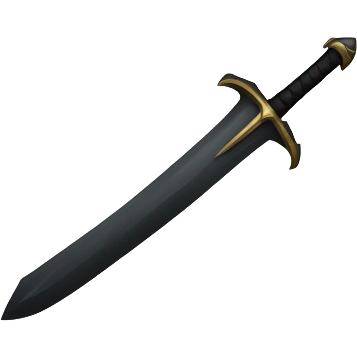 black sword emoji