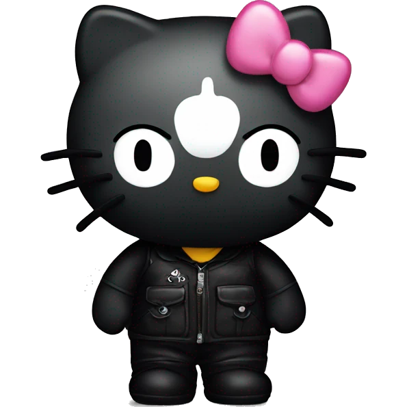 dark hello kitty emoji