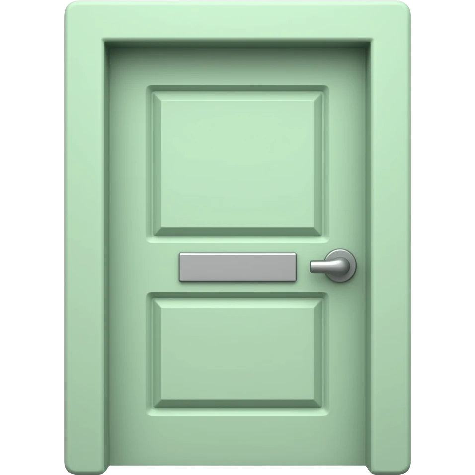 portal door in soft green color emoji