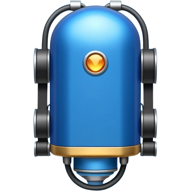 blue jetpack emoji