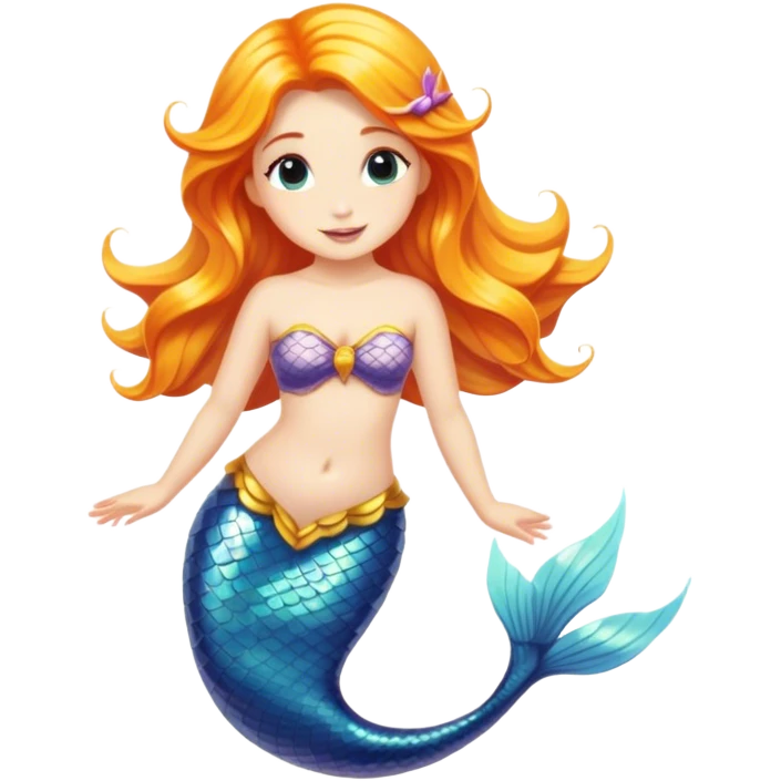 mermaid in the sun emoji