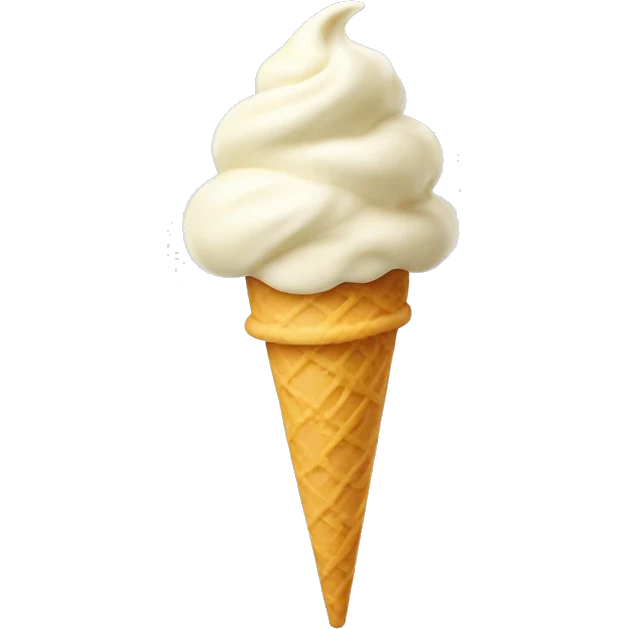 vanilla ice cream emoji