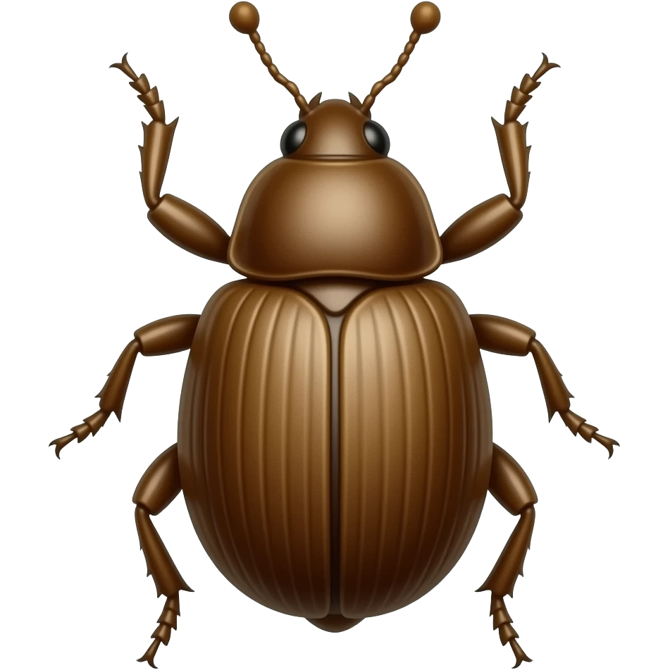 Inseto percevejo redondo longo antenas longas emoji