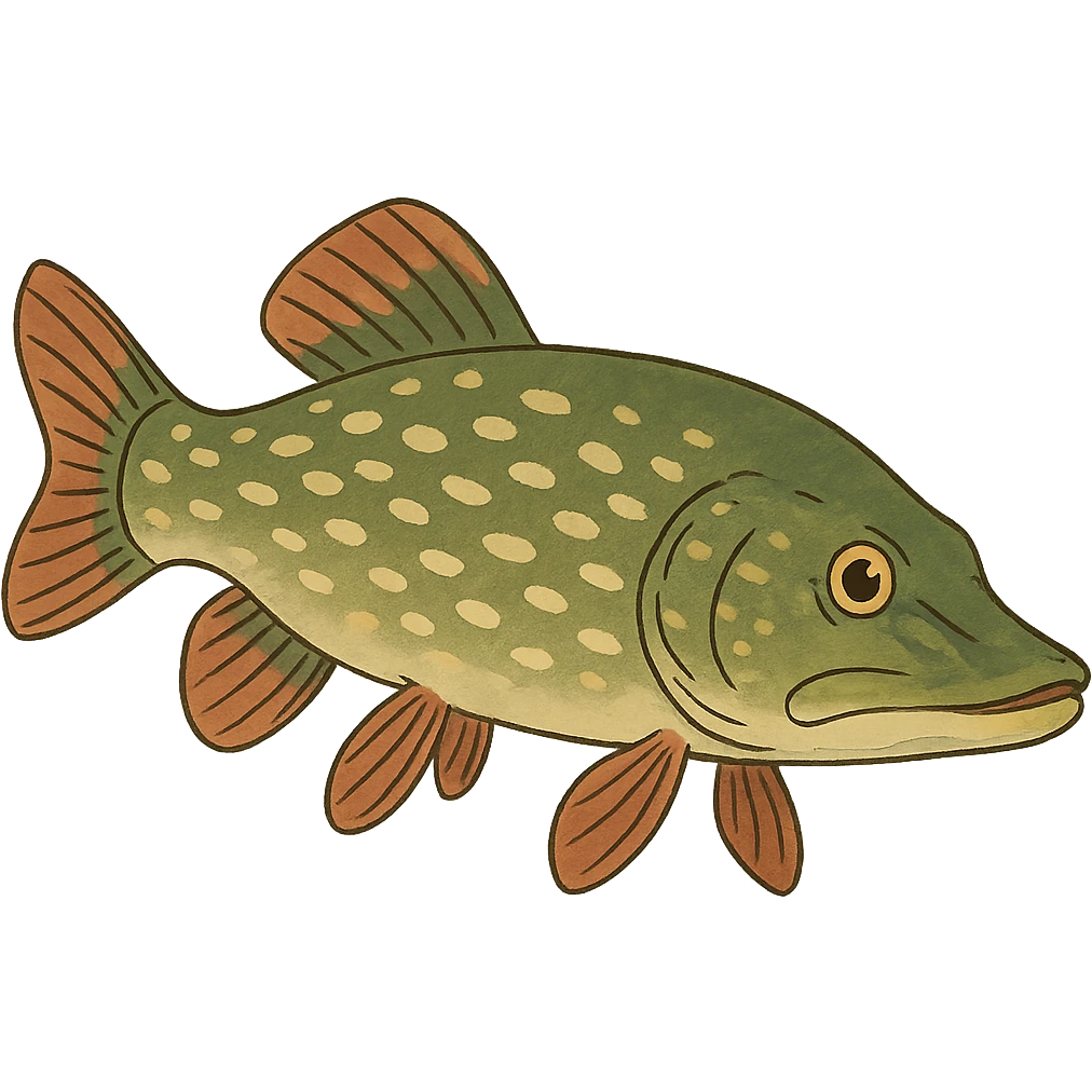 ghibli style pike fish emoji