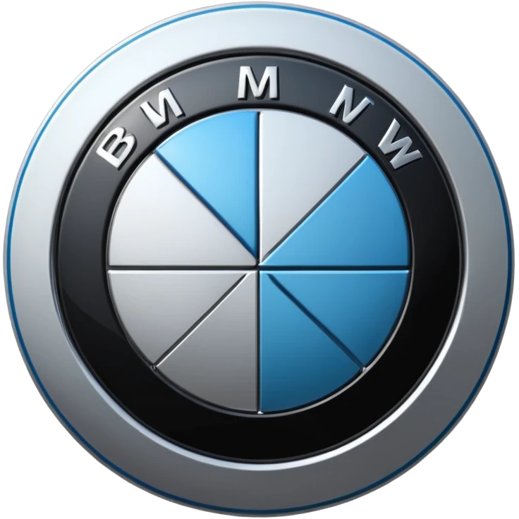 Bmw symbol real without double layer  emoji