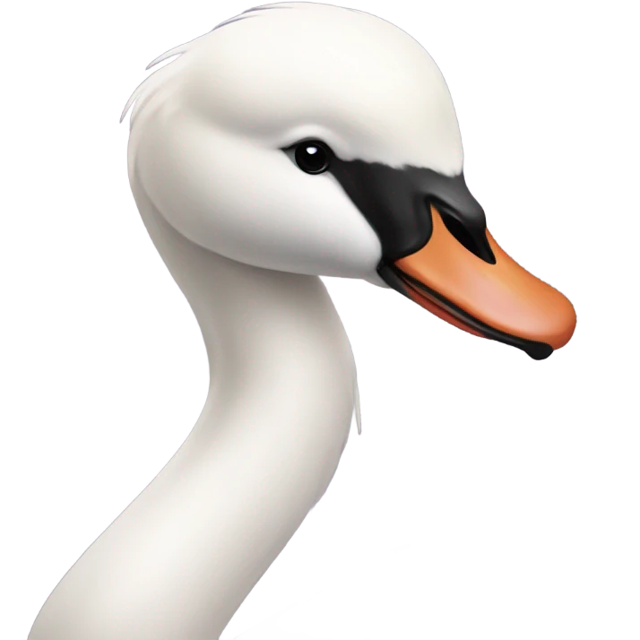 heart swan emoji
