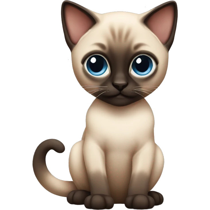 siamese kitten emoji