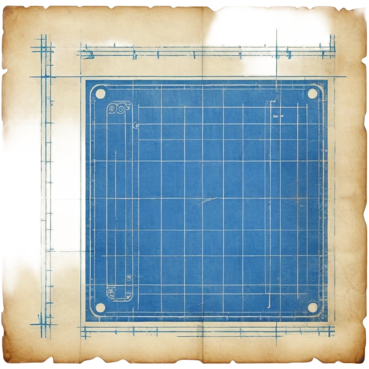 blueprint paper emoji