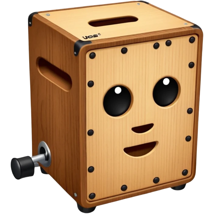 Cajon percussion instrument emoji