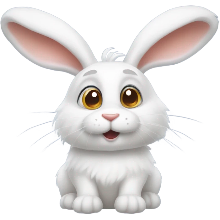 Cute Snowrabbit emoji