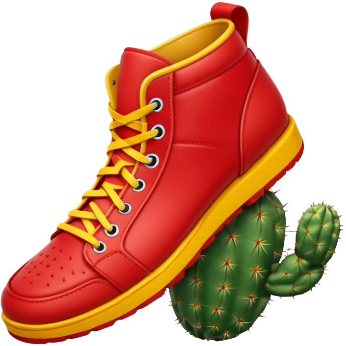 Shoe emoji and the model is the jumpman jack bright cactus emoji