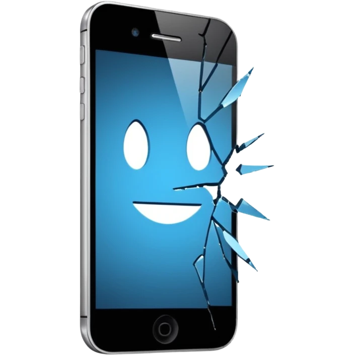 Cracked Screen of phone  emoji