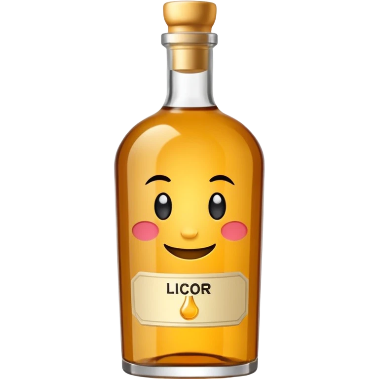 Envasado de botella de licor emoji