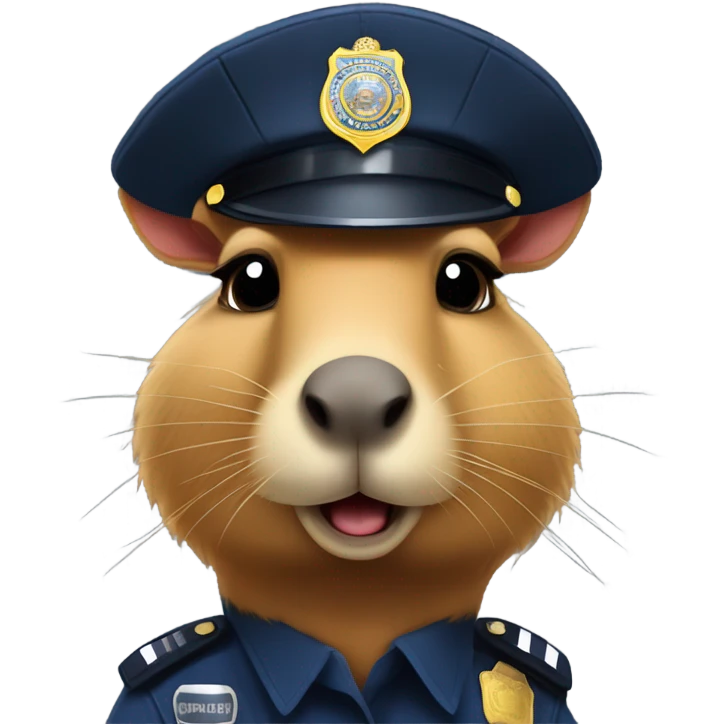 capybara police emoji