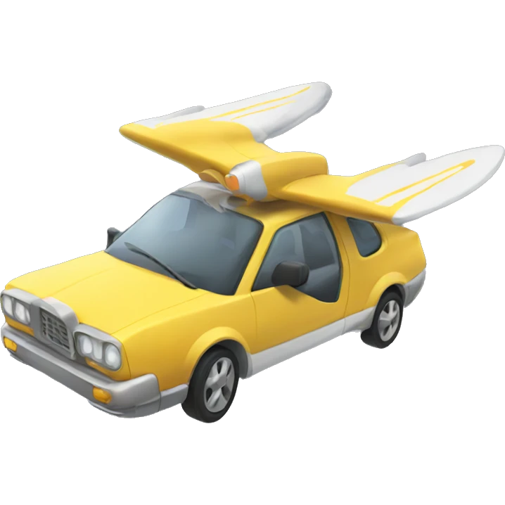 Flying car emoji