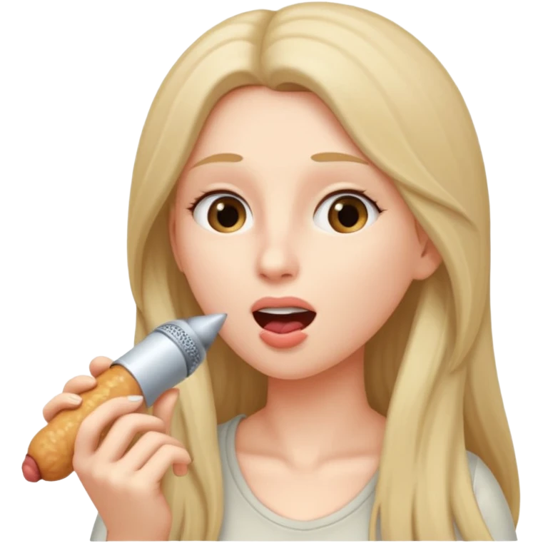As un pene con una mujer chupandolo emoji