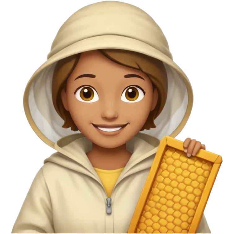 beekeeper white cloth emoji