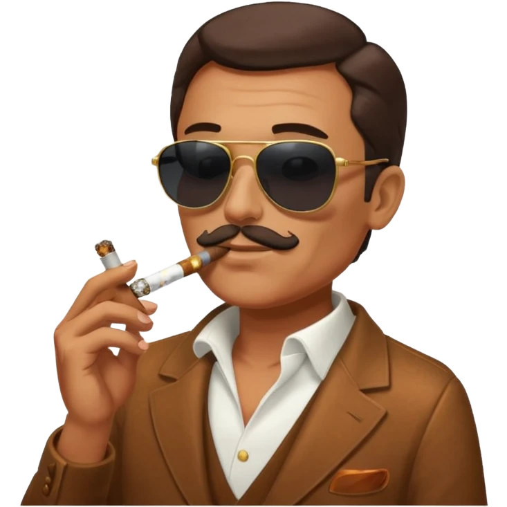 😎 with cigara emoji