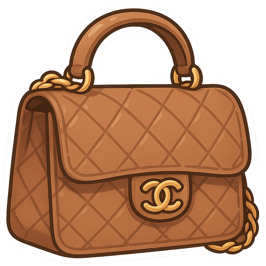 Luxury handbag emoji