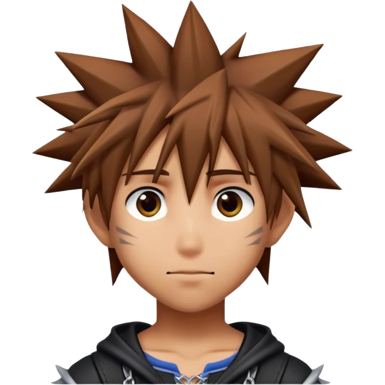 Sora from kingdom hearts emoji