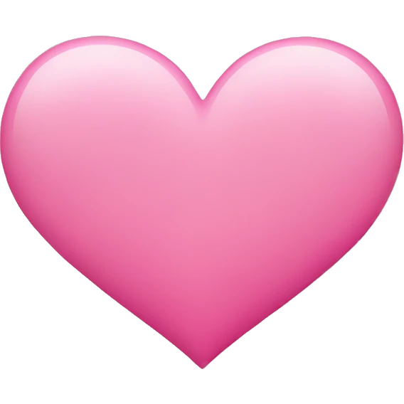 Pink heart emoji