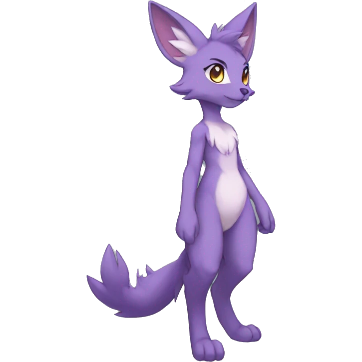 Anthro Sona Fakemon Full Body emoji