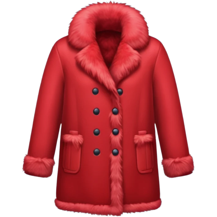 red fur coat emoji