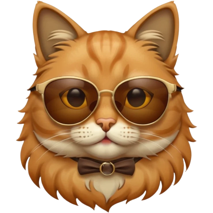 Cat wearing sunglasses emoji